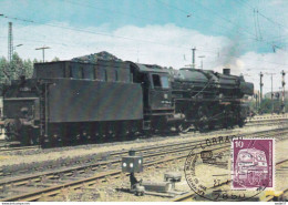 Germany Deutschland 1985 Spec Canc 150 Jahre Eisenbahnen Lörrach Schnellzuglokomotive 27-04-1985 - Treni