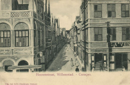 Curacao, W.I., WILLEMSTAD, Heerenstraat (1900s) Gebr. Jonckheer Postcard - Curaçao