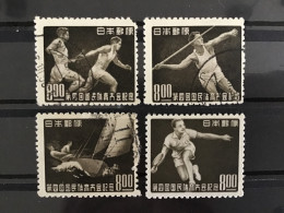 Japan 1949 Athletics Meeting Mainly Used SG 551-4 - Used Stamps