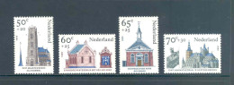 Netherlands  1985 Churches Eglises MNH ** Yvert 1236/39 NVPH 1324/27 - Nuevos