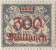 SI53D Europa Polonia DANZIG  Freie Stadt  Citta Libera 300 Mil M Su 10.000 M 1923 MLH Azzurro Grigio Rosso Usato Lusso - Neufs