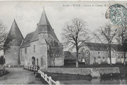 Tuffe. Le Donjon Du Chateau De Cheronne. - Tuffe