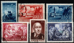 HONGRIE 1951-2 O - Used Stamps