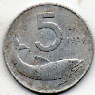 5 Lires 1954 - 5 Lire