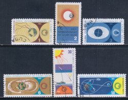 Cuba 1965 Mi# 1020-1025 Used - Intl. Quiet Sun Year / Space - Amérique Du Nord