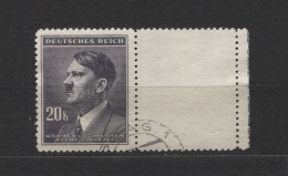 Böhmen Und Mähren # 108  Leerfeld Rechts Gestempelt 20 Kronen Hitler Dauerserie - Gebraucht
