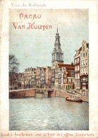 CHROMO CACAO VAN HOUTEN VUE DE HOLLANDE CANAL A AMSTERDAM AVEC LA TOUR DE L'EGLISE ZUIDERKERK - Van Houten
