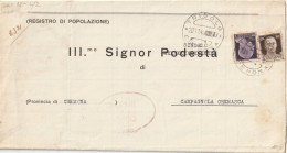 LETTERA 1945 LUOGOTENENZA 1+30 TIMBRO TRIGOLO CREMONO (YK991 - Storia Postale