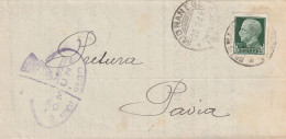 LETTERA 1944 RSI C.25 TIMBRO PAVIA MIGNANEGO (YK533 - Marcophilia