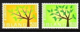 100 X ISLAND MI-NR. 364-365 POSTFRISCH(MINT) EUROPA 1962 BAUM - Ongebruikt