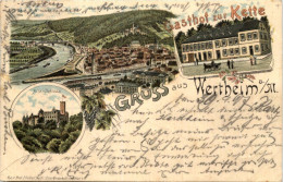 Gruss Aus Wertheim - Gasthof Zur Kette Litho - Wertheim