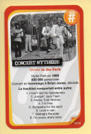 Carte Rolling Stones N° 19/46 / Concert Mythique / Carrefour Market / Année 2012 - Other & Unclassified