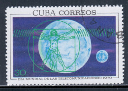 Cuba 1970 Mi# 1598 Used - World Telecommunications Day / Space - América Del Norte