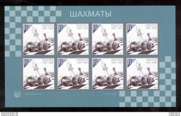 Label Transnistria 2023 Chess Sheet**MNH Imperforated - Etichette Di Fantasia