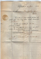 VP23.091 - 1888 - Lettre / Facture - Doublures A. MARSEILLE à VILLEFRANCHE ( Rhône ) Pour MONTPELLIER - Vestiario & Tessile