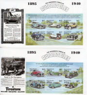 Maldives -  2 X Large 6v Sheets - Cadillac-Chevrolet-Bentley -  2 X Sheets MNH/Mint/Neuf - Autos