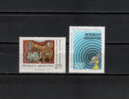 Argentina 1975/1979 Space, Satellites 2 Stamps MNH - Südamerika