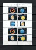 Aruba 2014 Space Astronomy Sheetlet MNH - Amérique Du Nord