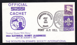 USA - 1981 Commemorative Cover Boy Scout Jamboree Virginia Pictorial Postmark - Schmuck-FDC