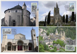 France 2013 - Les Chemins De Saint Jacques De Compostelle Carte Maximum Set - 2010-2019