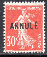 N° 160-CI 1 (Semeuse) Neuf* TB: COTE= 21 € - Cursussen