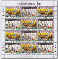 BHUTAN 2004 FIFA Centennial,Football,Sports,Games,Brazil,France, Sheetlet, MNH (**) Only 1 Sheet Avaliable - Bhután