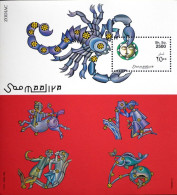 SOMALIE 1999 - ZODIAQUE - SCORPION  - BF 61 NEUF** MNH - COT 12 € - Somalie (1960-...)