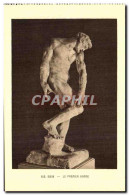 CPA Rodin Le Premier Homme - Sculptures