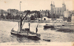 England - LONDON E.C. The Tower Of LOndon From River - Publisher Levy LL 61 - Tower Of London