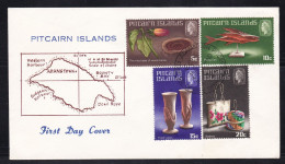 Pitcairn Islands - 1968 Handicrafts Illustrated FDC - Pitcairn Islands