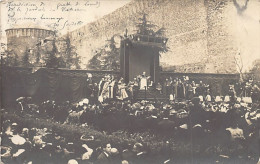 Vatican - Pope Pius X Blessing The Grotto Of Lourdes In The Gardens Of The Holy City, Year 1905 - REAL PHOTO. - Vaticano (Ciudad Del)