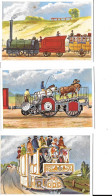 BS95 - IMAGES CIGARETTES REEMTSMA - LOCOMOTIVES ANCIENNES ET CURIEUSES - Otras Marcas