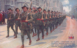 New Zealand - World War One - New Zealand Troops Going To The Front - ANZAC - Publ. L.V.G.  - New Zealand