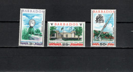 Barbados 1968 Space Meteorology Set Of 3 MNH - North  America