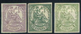 España - Sellos Clásicos Falsos - Gobierno Provisional (1874) - Neufs