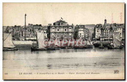 CPA Le Havre L&#39Avant Port Et Le Musee Bateaux  - Pesca