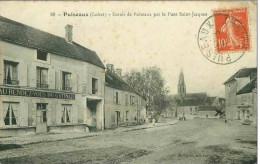 45.PUISEAUX.ENTREE DE PUISEAUX PAR LE PONT SAINT JACQUES.AU RENDEZ VOUS DU GATINAIS - Puiseaux