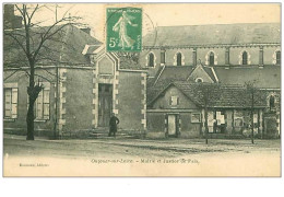 45.OUZOUER SUR LOIRE.n°17.MAIRIE ET JUSTICE DE PAIX.RARE - Ouzouer Sur Loire