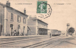 48 . N° 51312 . Langogne . La Gare . Train . Pas Courante - Langogne