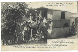 Carte Postale : Un Globe Trotter Fin De Siècle - J.B.Doussineau Et Sa Famille -ex - Boulanger Victime - Altri & Non Classificati