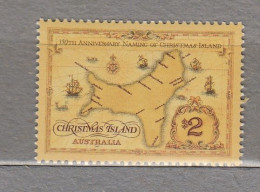 CHRISTMAS ISLANDS 1993 Map Ships  MNH(**) Mi 391 #33998 - Christmas Island