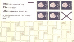 PAYS-BAS NEDERLAND 1968 - Carnet / Booklet / MH Indice PB 6-f - 1 G Juliana - YT C 602bB / MI MH 6y - Carnets Et Roulettes