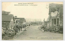 51.SERMAIZE LES BAINS.LA RUE LOMBARD.GRANDE GUERRE 1914-15-16.COIFFEUR - Sermaize-les-Bains