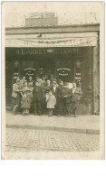 54.MAXEVILLE.n°32.CP PHOTO.BAR RESTAURANT A L'ARRET DU TRAM.RARE - Maxeville