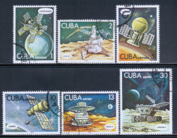 Cuba 1978 Mi# 2286-2291 Used - Cosmonaut's Day / Space - Gebraucht