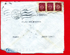 1948 - Portugal - Lettre De Porto Pour La France - Tp N° 634 + 637 - Storia Postale