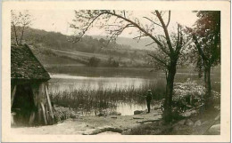 58.LORMES.UN COIN DE L'ETANG DU GOULOT.PECHEURS.CPSM - Lormes