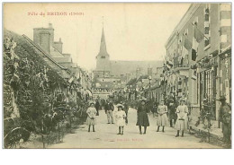 58.BRINON.FETE DE BRINON.1909 - Brinon Sur Beuvron