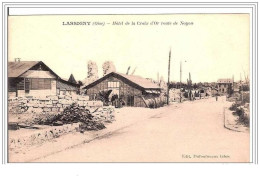 60.LASSIGNY.HOTEL DE LA CROIX D'OR ROUTE DE NOYON. - Lassigny