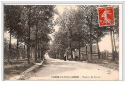 58.POUILLY SUR LOIRE.ROUTE DE LYON. - Pouilly Sur Loire